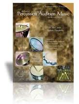 BOOK OF PERCUSSION AUDITION MUSIC FOR THE 21ST CENTURY BK/CD cover
